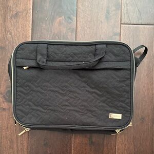 Lug Quilted Black Laptop Bag